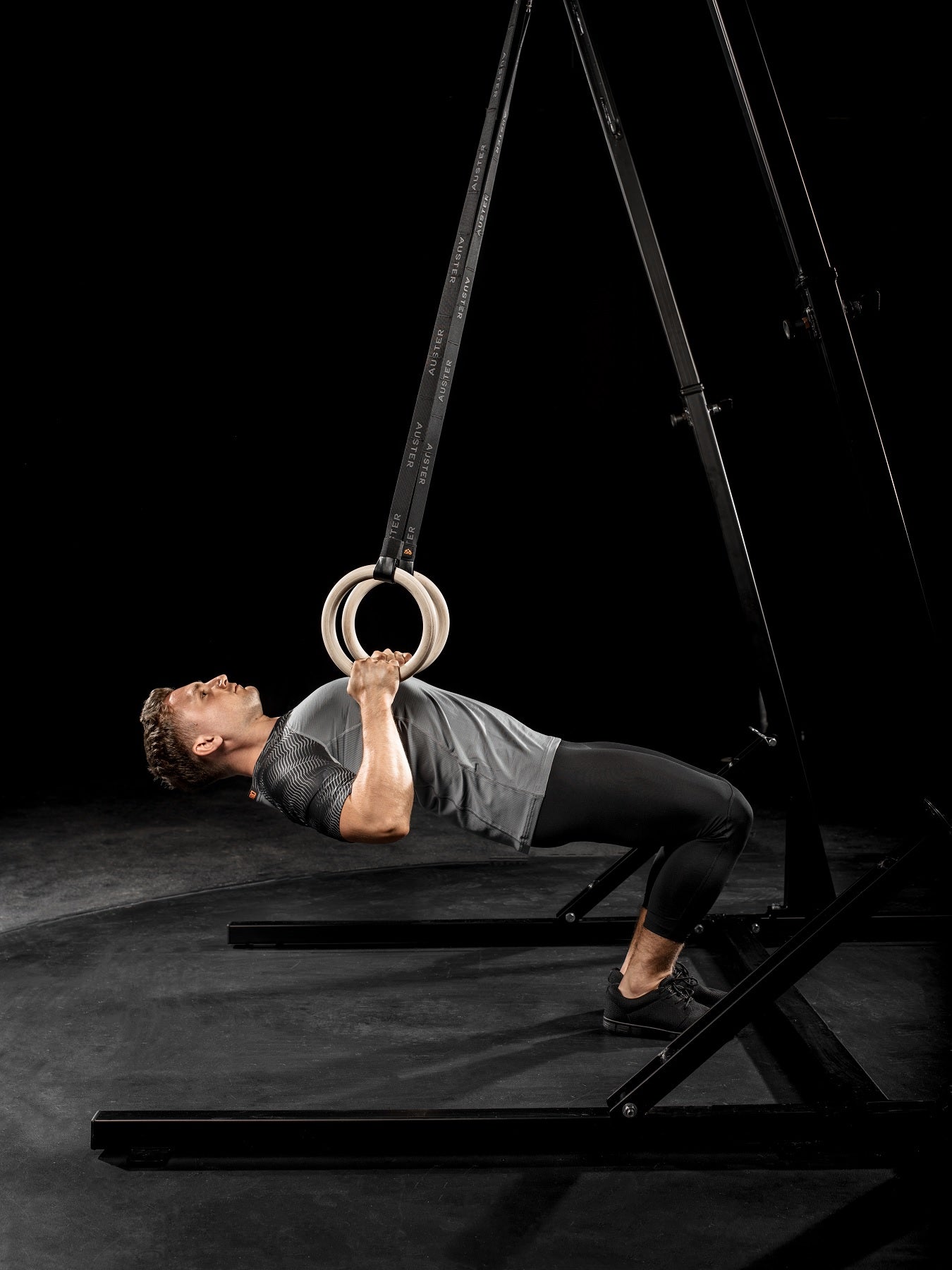 Gymnastic ring back exercises sale